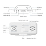 8821 LED Mirror Dual-purpose Snooze Alarm Clock, 8821(Black), 8821(White)