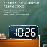 8821 LED Mirror Dual-purpose Snooze Alarm Clock, 8821(Black), 8821(White)