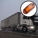 10 PCS Car Truck Trailer Piranha LED Side Marker Indicator Lights Bulb Lamp, Light Color: Yellow, Yellow, White Light