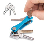Portable Metal Key Storage Clip, (Red), (Black), (Orange), (Pink), (Green), (Grey), (Blue)