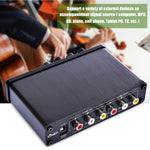A933 Mini Karaoke Machine System Sound Mixer Amplifier for PC / TV / Mobile Phones, Support RCA in / 2 Channel Mic in, A933