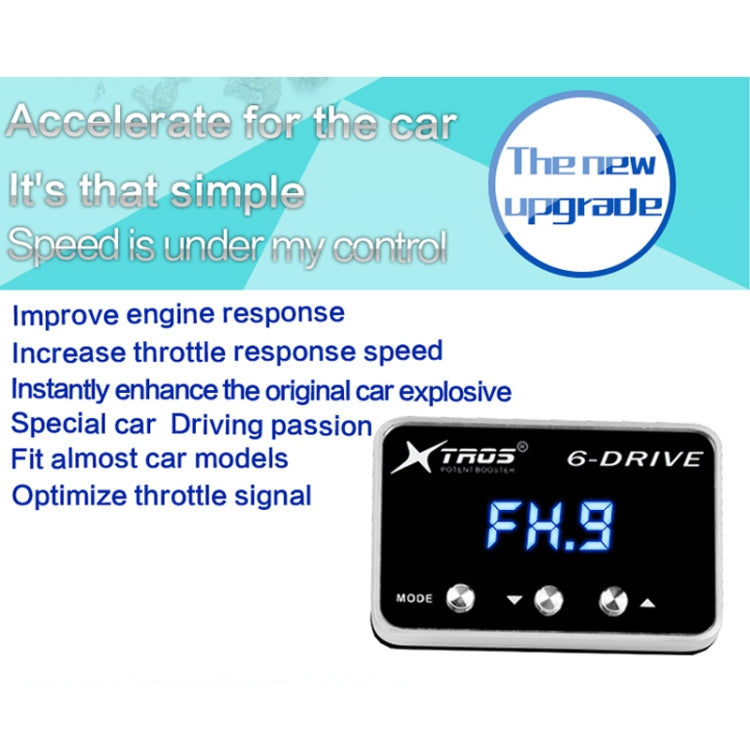 TROS TS-6Drive Potent Booster Electronic Throttle Controller for Honda CRV 2007-2011, For Honda CRV 2007-2011