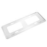 2 PCS Car License Plate Magnesium Alloy Bracket Frame Holder Stand Mount(Silver), Magnesium Alloy Bracket