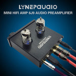 LINEPAUDIO A962 HiFi 6J9 Vacuum Tube Power Headphone Amplifier USB ASIO Sound Card, A962