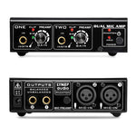 LINEPAUDIO A961 2-Channel Microphone Amplifier Electric Guitar Electric Bass Amplifier, A961