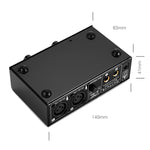 LINEPAUDIO A961 2-Channel Microphone Amplifier Electric Guitar Electric Bass Amplifier, A961