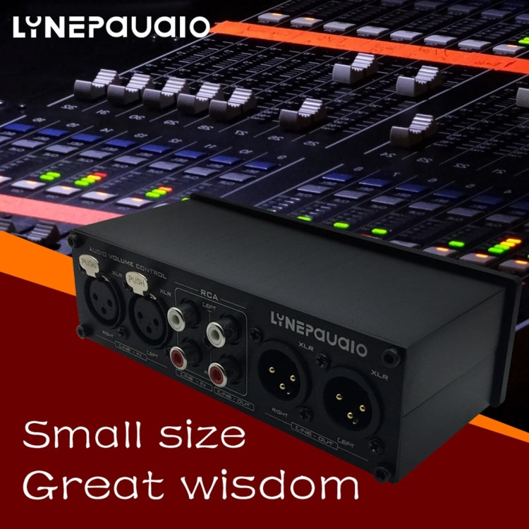 LINEPAUDIO A967 Full-balanced Passive PreAmp Active Speaker Two-channel Volume Controller, A967
