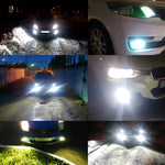 2 PCS H4 72W 1000LM 6000-6500K Super Bright White Light Car Fog LED Bulbs, DC 12-24V, H4