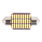 2 PCS DC 12V 6W 36MM Bicuspid Car Door Lamps Registration Mark light Dashboard Dome Door Lights LED Reading Lamp with 27 LED SMD 3014 Lights White, 36MM