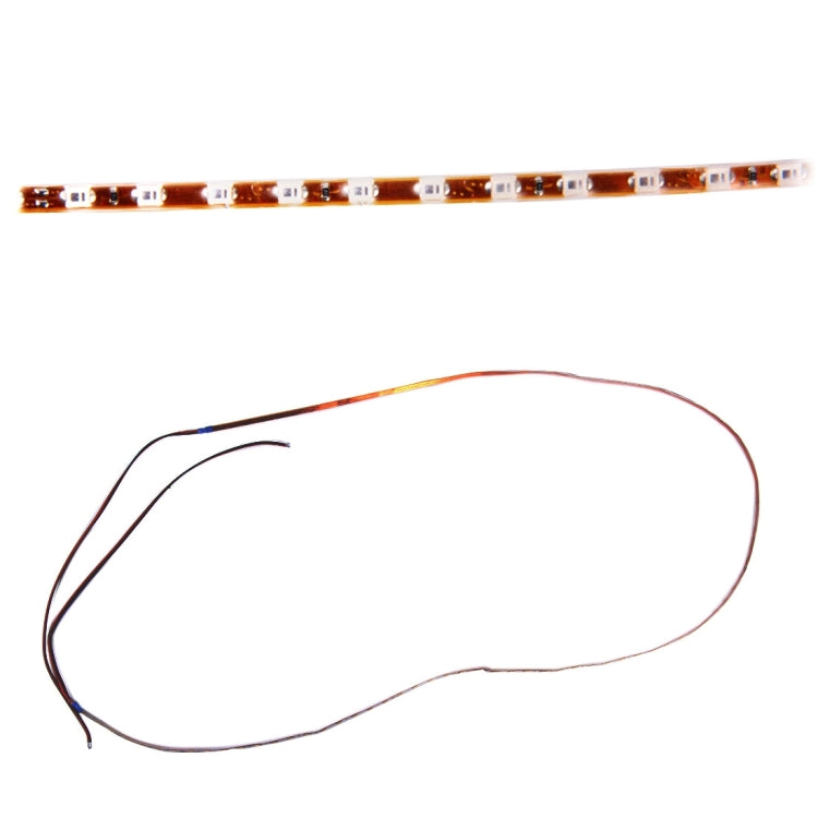 5 PCS 45 LED 3528 SMD Waterproof Flexible Car Strip Light for Car Decoration, DC 12V, Length: 90cm, 90cm+red, 90cm+white, 90cm+yellow, 90cm+pink, 90cm+green, 90cm+ice blue, 90cm+blue