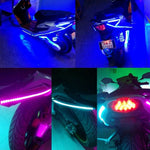5 PCS 45 LED 3528 SMD Waterproof Flexible Car Strip Light for Car Decoration, DC 12V, Length: 90cm, 90cm+red, 90cm+white, 90cm+yellow, 90cm+pink, 90cm+green, 90cm+ice blue, 90cm+blue