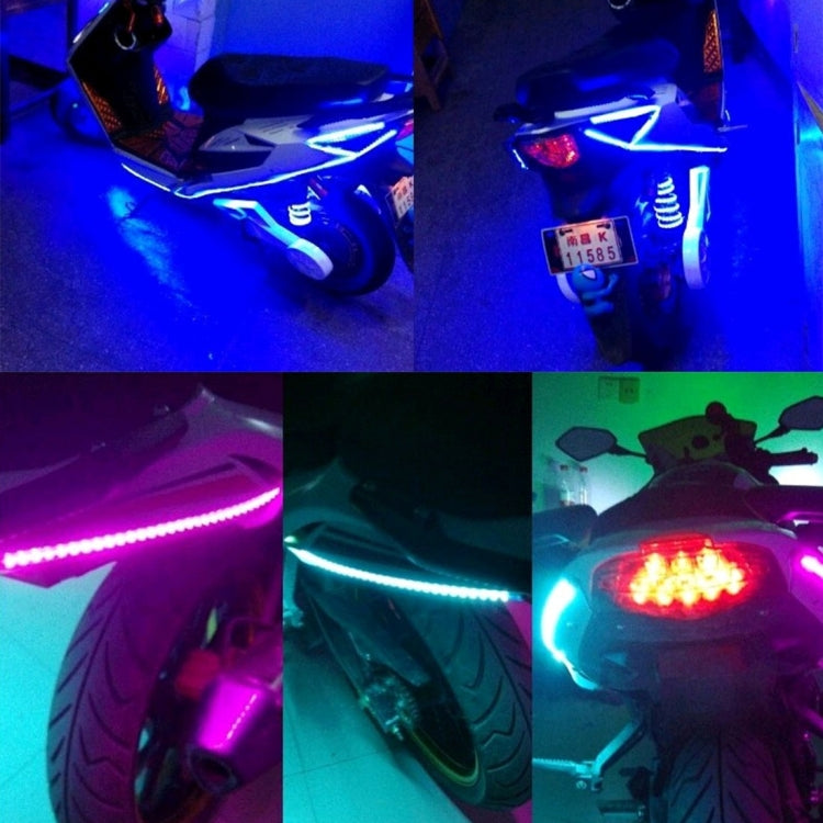 5 PCS 45 LED 3528 SMD Waterproof Flexible Car Strip Light for Car Decoration, DC 12V, Length: 90cm, 90cm+red, 90cm+white, 90cm+yellow, 90cm+pink, 90cm+green, 90cm+ice blue, 90cm+blue
