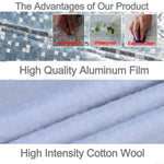 Aluminum Film PEVA Cotton Wool Anti-Dust Waterproof Sunproof Anti-frozen Anti-scratch Heat Dissipation SUV Car Cover with Warning Strips, Fits Cars up 5.1m(199 inch) in Length, 199inch (XL)/Fits Cars up 5.1m(199 inch) in Length