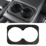 Car Water Cup Carbon Fiber Decorative Sticker for Jeep Grand Cherokee 2011-2018, Water Cup