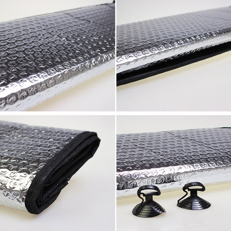Silver Aluminum Foil Sun Shade Car Windshield Visor Cover Block Front Window Sunshade UV Protect, Size: 220 x 80cm, 220 x 80cm