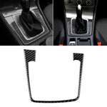 Car Carbon Fiber Gear Position Panel Frame Decorative Sticker for Volkswagen Golf 7 2018-, without Hole and Start and Stop, Left Drive, Gear Position