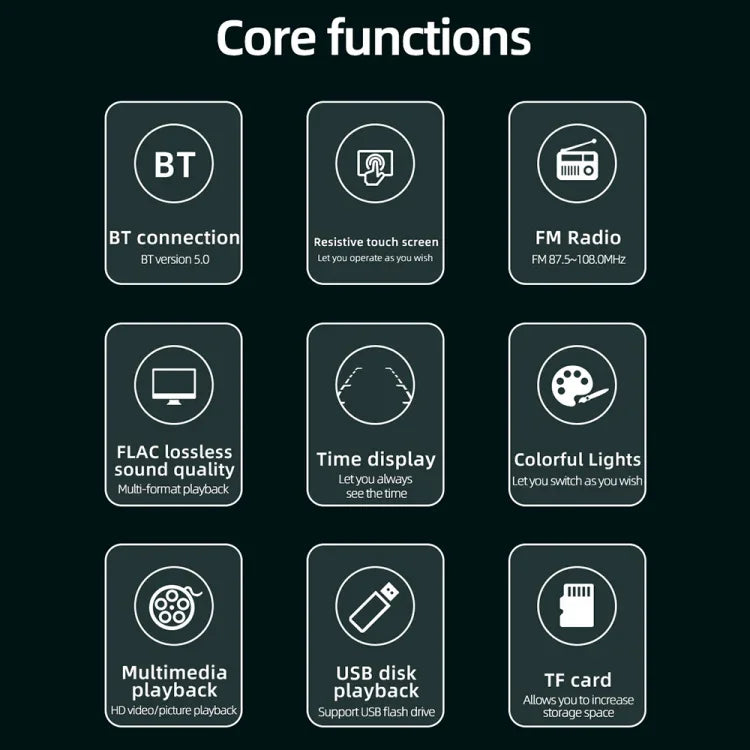 SWM-7805C 4.1 inch Touch Screen Universal Car Radio Receiver MP5 Player, Support FM & Bluetooth & TF Card with Remote Control, SWM-7805C