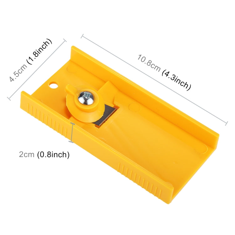 Car Vehicle Fiber Vinyl Film Sticker Wrap Safety Cutter Cutting Styling Wrap Tool(Yellow), Film Cutter(Yellow)