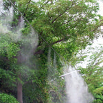 Outdoor Lawn Garden PE Mist Watering Line Misting Cooling System with 6 x Mist Nozzles, Length: 6m, Length: 6m