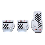 CS-321 3 in 1 Non-Slip Manual Car Truck Pedals Foot Brake Pad Cover Set