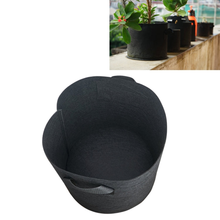 15 Gallon Planting Grow Bag Thickened Non-woven Aeration Fabric Pot Container with Handle, 15 Gallon