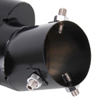 Universal Car Styling Stainless Steel Curved Double Outlets Exhaust Tail Muffler Tip Pipe, Curved Double