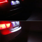 2 PCS DC 12V 2W 120LM 6000K LED License Plate Light 18-SMD Bulbs Lamps for Astra F 91-98, G Estate(F69) 98-05, Opel Corsa B 93-00, Omega A 86-94, For Astra/Opel Corsa