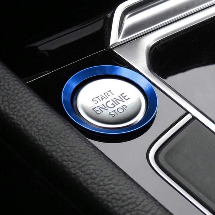 Car Engine Start Key Push Button Ring Trim Aluminum Alloy Sticker Decoration for Volkswagen, For Volkswagen (Engine Start), For Volkswagen