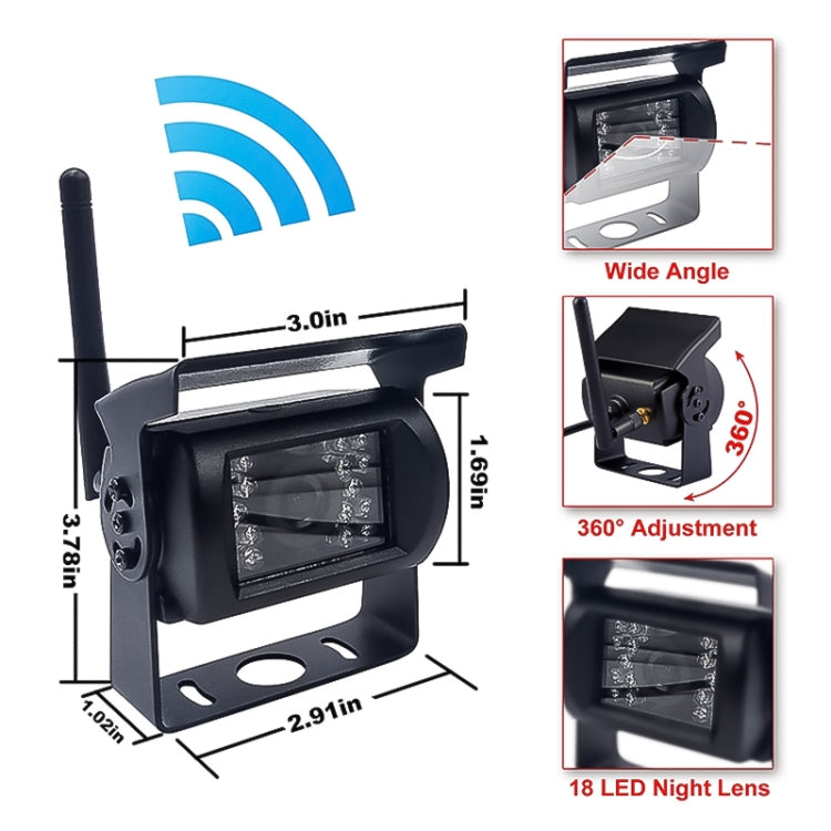 PZ607W-2 7.0 inch Wireless Analog Signal Transmitter, PZ607-W-D2
