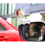 3R-094 Auxiliary Rear View Mirror Car Adjustable Blind Spot Mirror Wide Angle Auxiliary Rear View Side Mirror for Left Mirror, 3R-094 (White), 3R-094(Black)