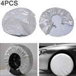 4 PCS Car Auto Wheel Tire Covers, Suitable for The Tire up to 29 inch, 29 inch