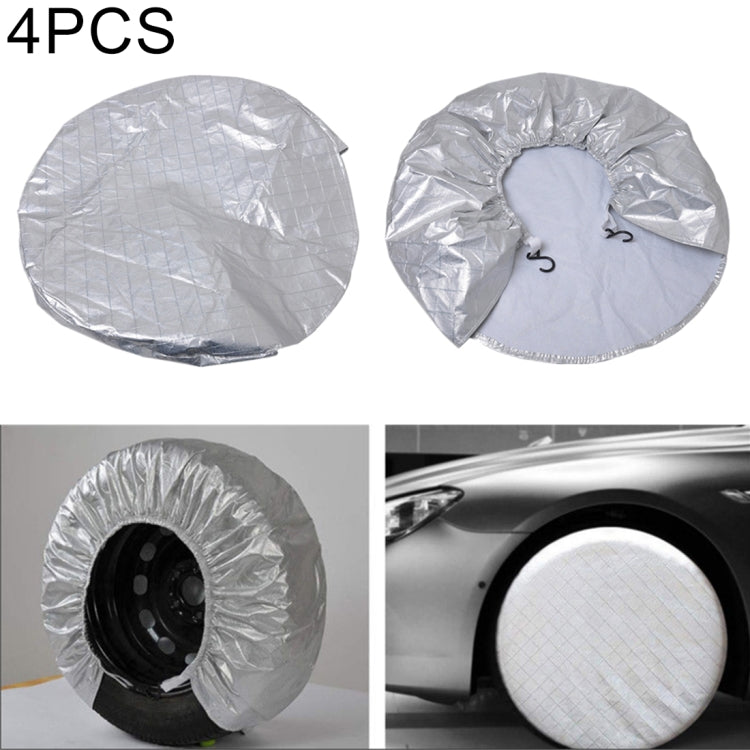 4 PCS Car Auto Wheel Tire Covers, Suitable for The Tire up to 29 inch, 29 inch