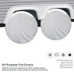 4 PCS Car Auto Wheel Tire Covers, Suitable for The Tire up to 29 inch, 29 inch