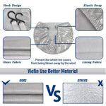 4 PCS Car Auto Wheel Tire Covers, Suitable for The Tire up to 29 inch, 29 inch