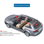 4.0 inch IPS Screen 5.0 Mega Pixels 170 Degrees Wide Angle Full HD 1080P 3 Channels Video Car DVR, Support Night Vision Fill Light / Reversing Visual / TF Card(32GB Max) / G-sensor / Motion Detection, 170 Degrees