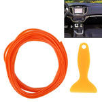 5m Flexible Trim For DIY Automobile Car Interior Moulding Trim Decorative Line Strip with Film Scraper