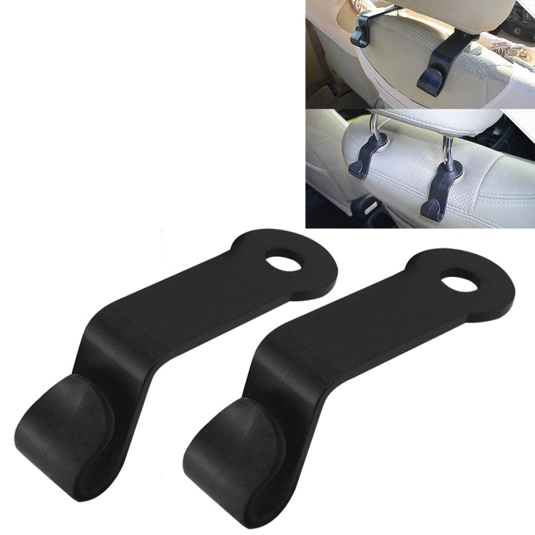 2 PCS 3R 1.5kg Load Capacity Car Backseat Convenient Sundries Hook for Holding Plastic Bag Backbag, Car Backseat Hook