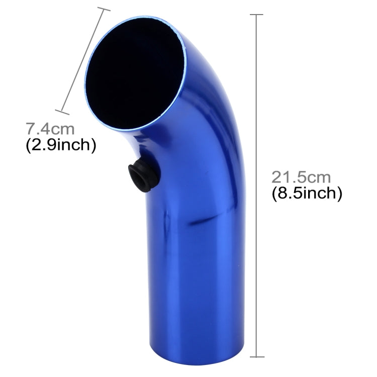 Universal  Air Intake Pipe Super Power Flow Air Intakes Short Cold Racing Aluminium Air Intake Pipe Hose with Cone Filter Kit System