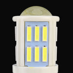 2 PCS 1156 / BA15S 4.5W DC 12V 6000K 290LM Car Auto Ceramics Turn Lights / Reversing Light 27LEDs SMD-7020 Lamps, with Projector Lens, 1156 / BA15S