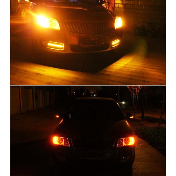 2 PCS 1156 / BA15S 4.5W DC 12V 6000K 290LM Car Auto Ceramics Turn Lights / Reversing Light 27LEDs SMD-7020 Lamps, with Projector Lens, 1156 / BA15S