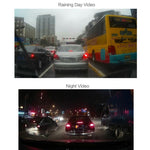 X96 4 inch 2.5D Full HD 1080P Multi-functional Smart Car Dual Lens Video Record Camera Support TF Card / Motion Detection, X96