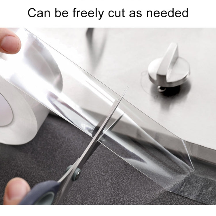 Acrylic Rubber Kitchen and Bathroom Waterproof Moisture-proof Tape Mildew Proof Stickers Size: 5cm x 3m, Thickness: 0.5mm, 5cm x 3m