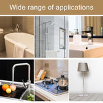 Acrylic Rubber Kitchen and Bathroom Waterproof Moisture-proof Tape Mildew Proof Stickers Size: 5cm x 10m, Thickness: 0.5mm, 5cm x 10m