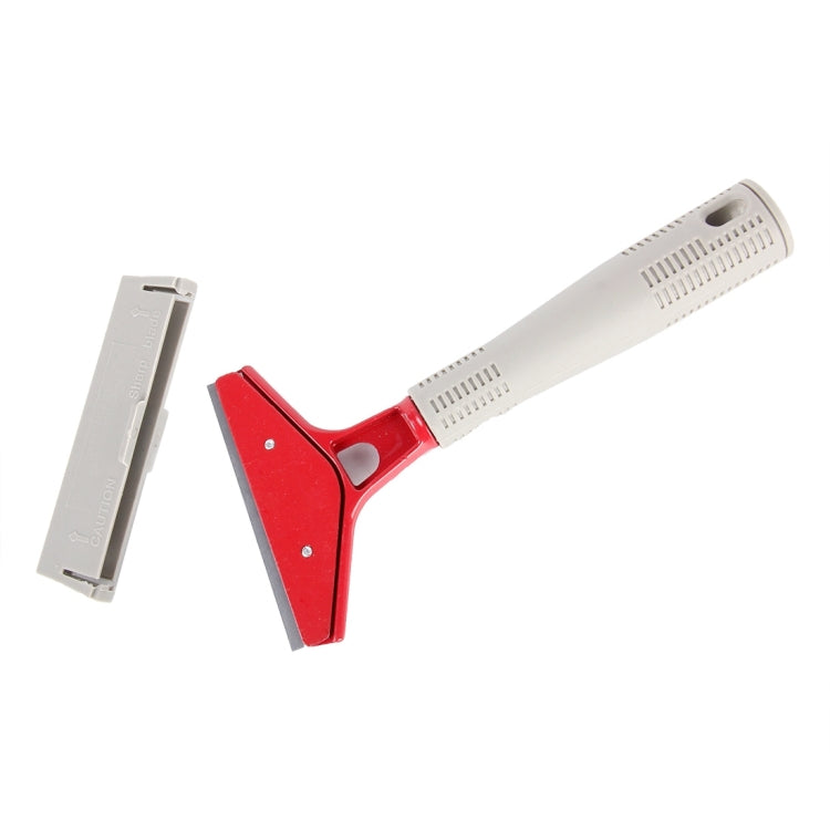 Outil de nettoyage et de pose de films pour vitres de voiture avec lame en métal pur et étui