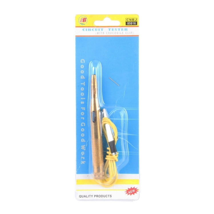 CNJB-85016 Pure Copper Circuit Tester and Electrical Voltage Detector Pen Set With Crocodile Clip 6-24V, Wire Length: 60cm, Pure Copper Circuit Tester