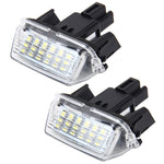2 PCS License Plate Light with 18  SMD-3528 Lamps for Toyota,2W 120LM,6000K, DC12V(White Light), For Toyota1
