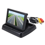 Foldable 4.3 inch Digital TFT LCD Car High Definition Monitor, Support Reverse Automatic Screen Function, Foldable 4.3 inch