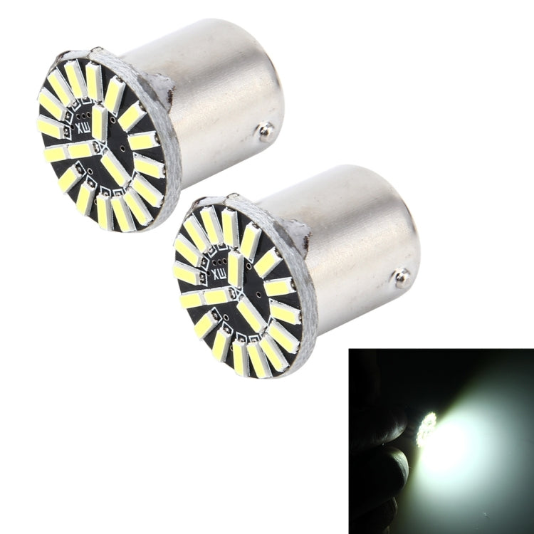 2 PCS 1156/BA15S 1W 50 LM 6000K Car AutoTurn Light with 19 SMD-4014 LED Lamps, DC 12V, 1156/BA15S 1W