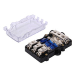 Car Auto 60A 1 in 3 Ways Glass Fuse Holder Blade Fuse Holder for Car Audio Amplifier, 1 in 3