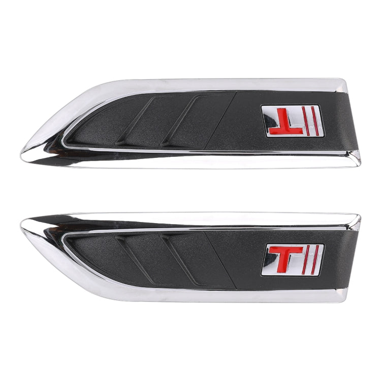 2 PCS Car Side Air Intake Flow Vent Fender Decorative Stickers Cover, Side Air Intake Flow Vent Cover